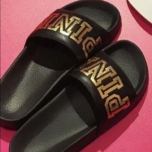 PINK Black Gold Logo Slides
